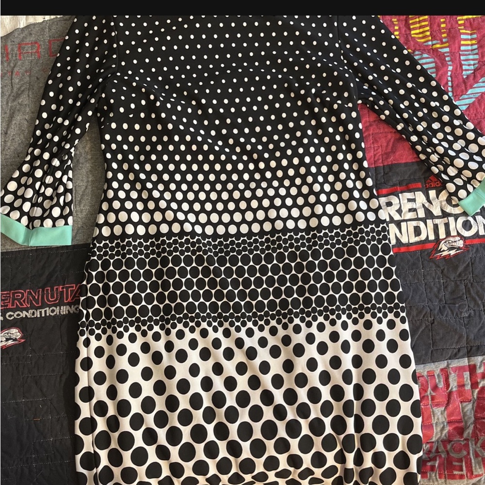 Polka dot formal dress